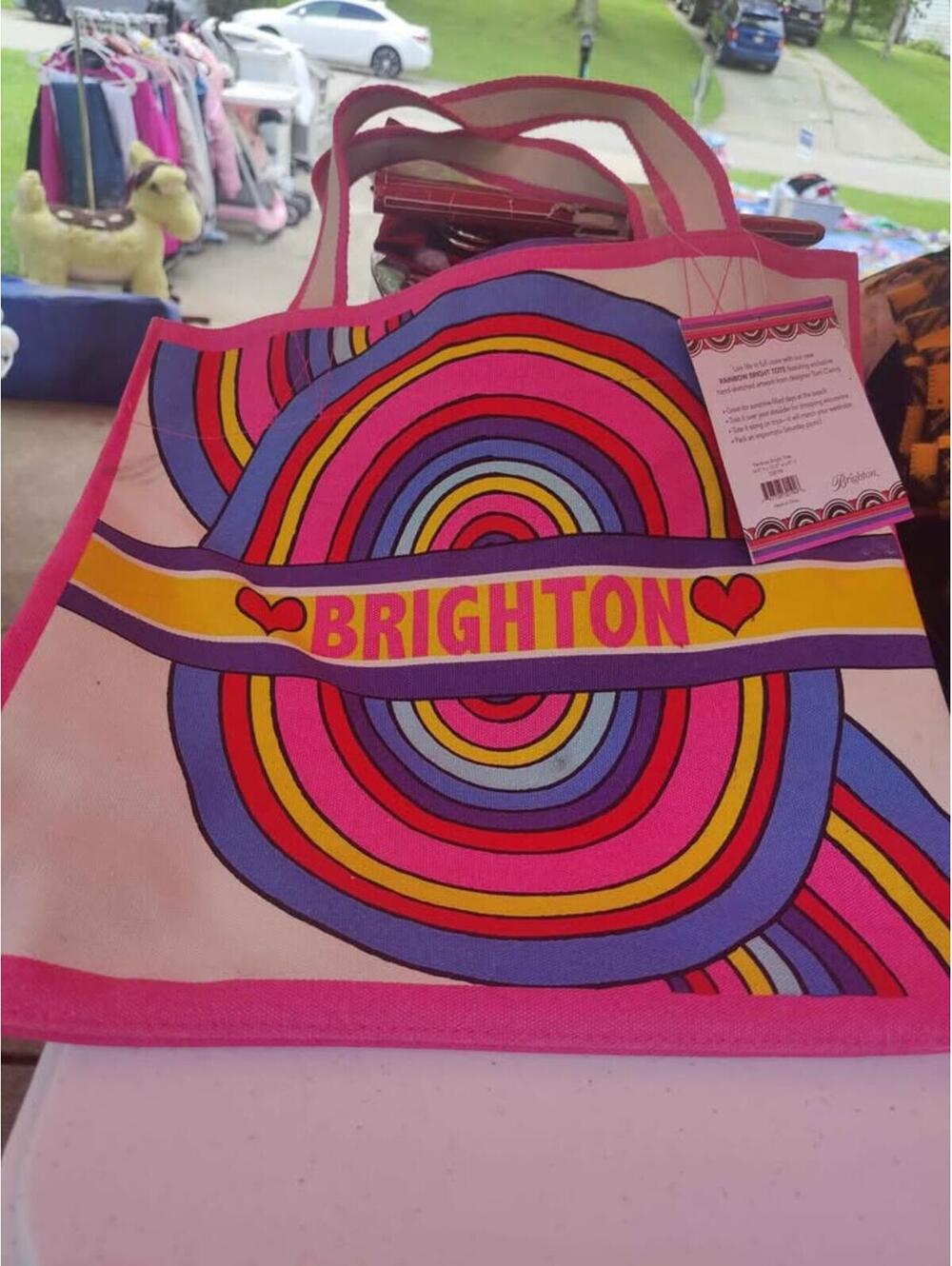 NWT Brighton Rainbow Bright Tote